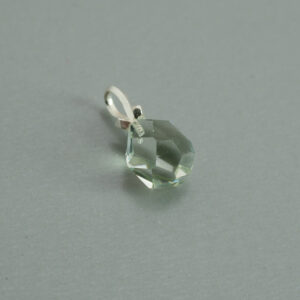 Klunker Anhänger Silber mit grünem Prasiolith